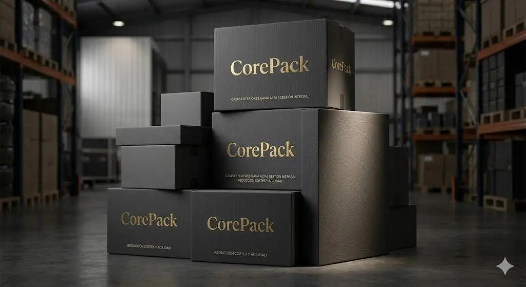 CorePack — Cajas exteriores de alta gama en almacén