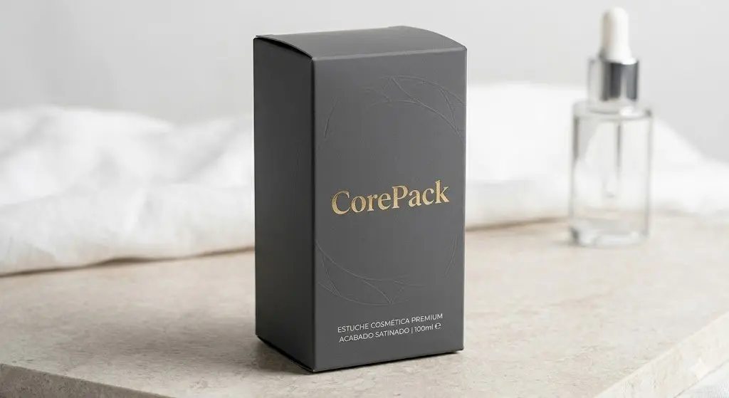CorePack — Estuche cosmético premium acabado satinado